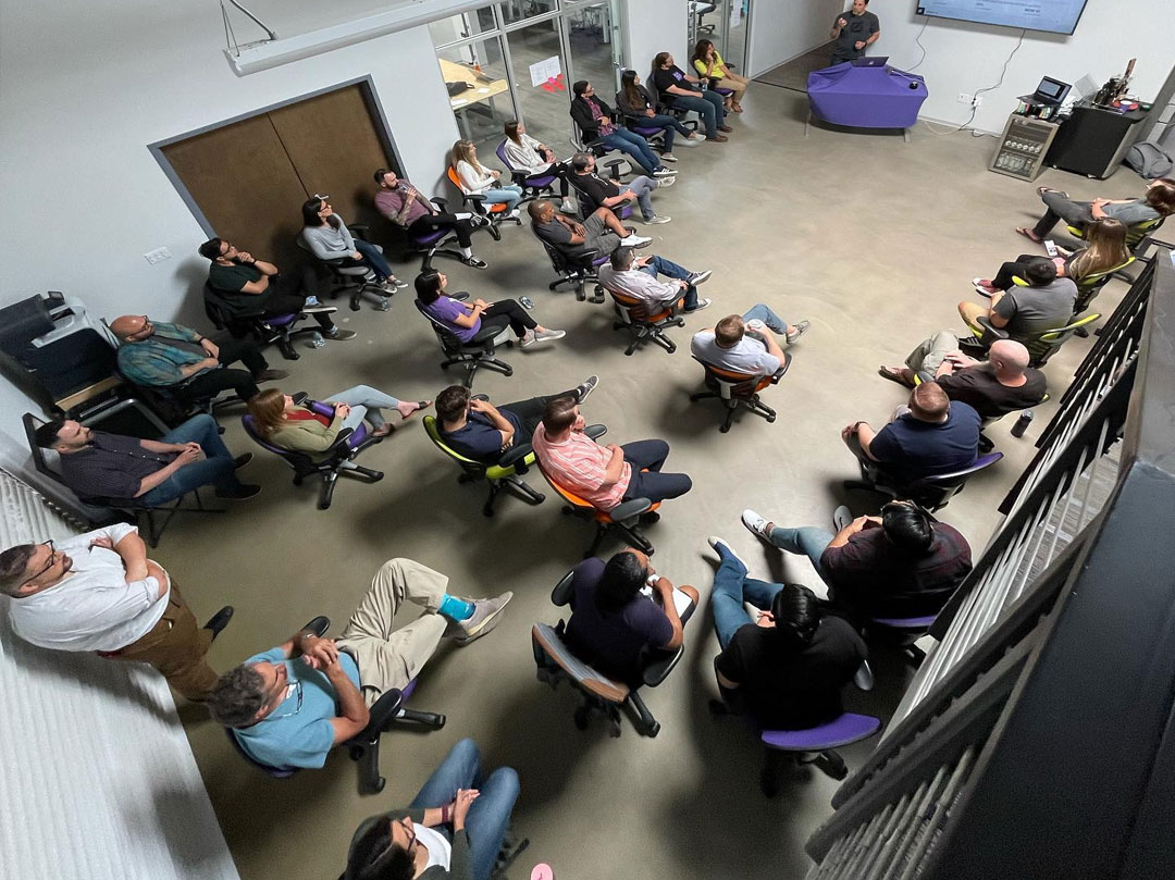 All hands meeting