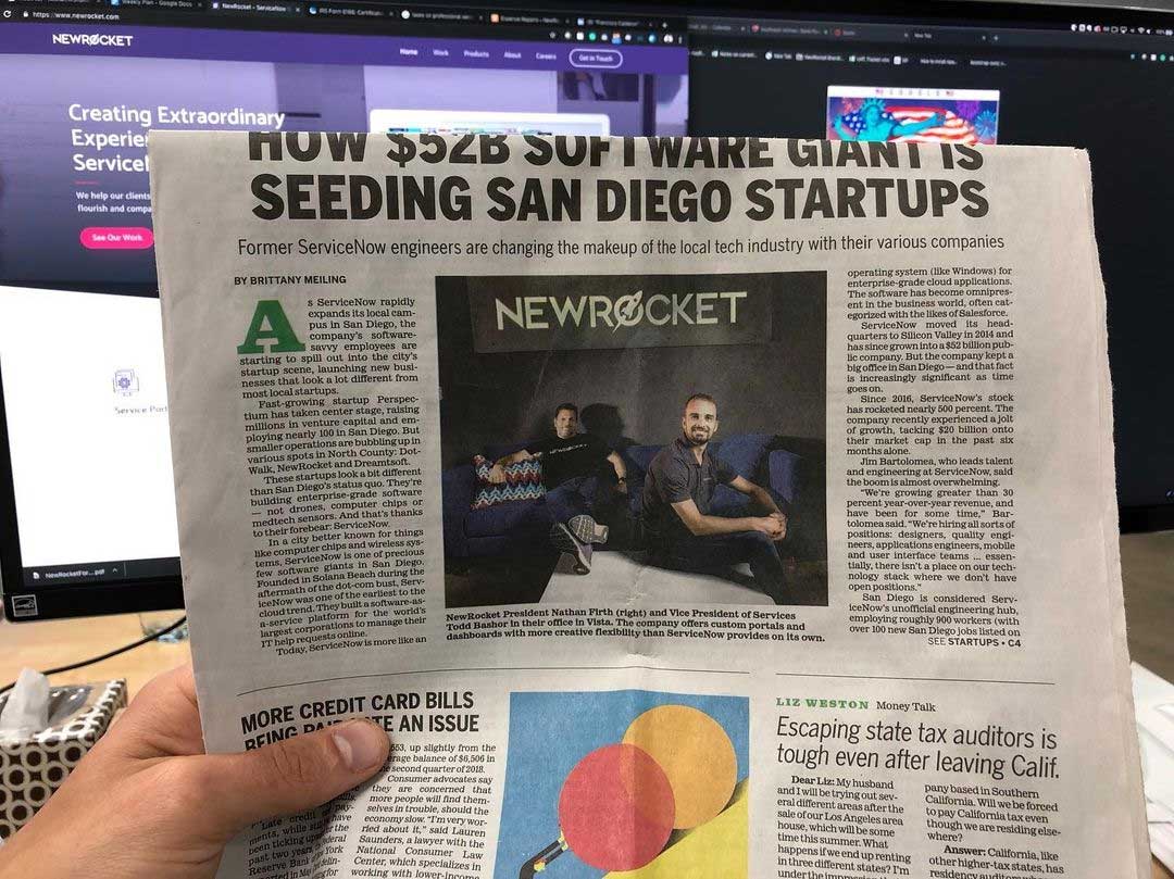 Made the newspaper